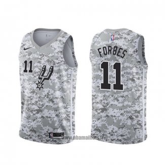 Maillot San Antonio Spurs Bryn Forbes NO 11 Earned Camuflaje