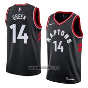 Maillot Tornto Raptors Danny Green No 14 Statement 2018 Noir