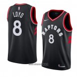 Maillot Tornto Raptors Jordan Loyd No 8 Statement 2018 Noir