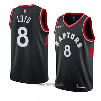 Maillot Tornto Raptors Jordan Loyd No 8 Statement 2018 Noir