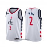 Maillot Washington Wizards John Wall NO 2 Ville Blanc