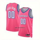 Maillot Washington Wizards Personnalise Ville 2022-23 Rosa