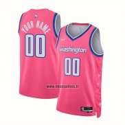 Maillot Washington Wizards Personnalise Ville 2022-23 Rosa