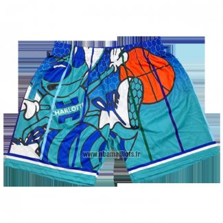 Short Charlotte Hornets Mitchell & Ness Big Face Vert