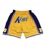 Short Los Angeles Lakers Kobe Bryant Just Don Jaune