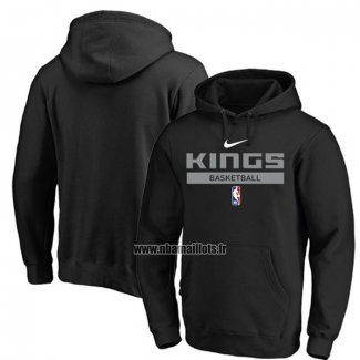 Veste a Capuche Sacramento Kings Practice Performance 2022-23 Noir