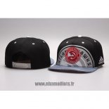 Casquette Atlanta Hawks Snapback Noir Gris