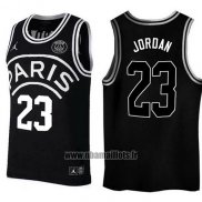 Maillot AJ x PSG Michael Jordan No 23 Noir