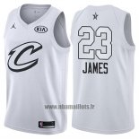 Maillot All Star 2018 Cleveland Cavaliers Lebron James No 23 Blanc