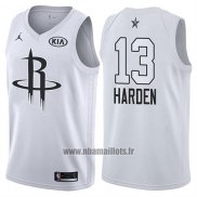 Maillot All Star 2018 Houston Rockets James Harden No 13 Blanc