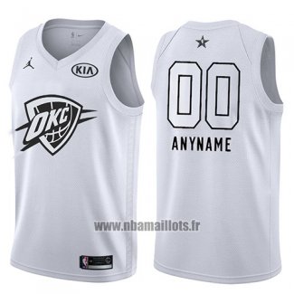 Maillot All Star 2018 Oklahoma City Thunder Nike Personnalise Blanc