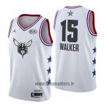 Maillot All Star 2019 Charlotte Hornets Kemba Walker No 15 Blanc