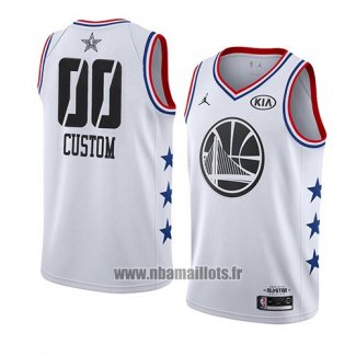 Maillot All Star 2019 Golden State Warriors Personnalise Blanc