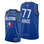 Maillot All Star 2020 Dallas Mavericks Luka Doncic No 77 Bleu