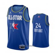 Maillot All Star 2020 Los Angeles Lakers Kobe Bryant No 24 Bleu