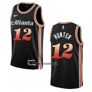 Maillot Atlanta Hawks De'andre Hunter NO 12 Ville 2022-23 Noir