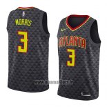 Maillot Atlanta Hawks Jaylen Morris No 3 Icon 2018 Noir