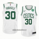 Maillot Boston Celtics Guerschon Yabusele No 30 Association 2018 Blanc