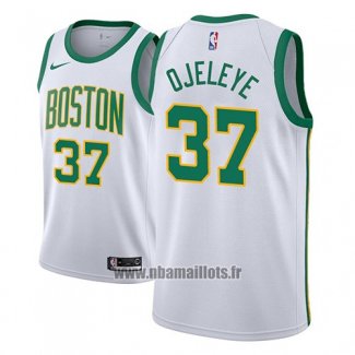 Maillot Boston Celtics Semi Ojeleye No 37 Ville 2018-19 Blanc