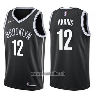 Maillot Brooklyn Nets Joe Harris No 12 Icon 2017-18 Noir