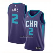 Maillot Charlotte Hornets Lamelo Ball No 2 Statement Edition Volet