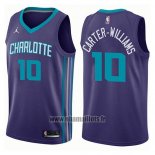 Maillot Charlotte Hornets Michael Carter-williams No 10 Statement 2017-18 Volet