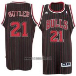 Maillot Chicago Bulls Jimmy Butler No 21 Retro Noir