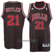 Maillot Chicago Bulls Jimmy Butler No 21 Retro Noir