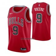 Maillot Chicago Bulls Nikola Vucevic NO 9 Icon 2020-21 Rouge