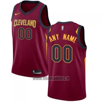 Maillot Cleveland Cavaliers Personnalise 2017-18 Rouge