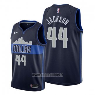 Maillot Dallas Mavericks Justin Jackson No 44 Statement Bleu