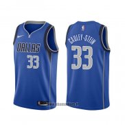 Maillot Dallas Mavericks Willie Cauley-stein NO 33 Icon Bleu