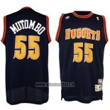 Maillot Denver Nuggets Dikembe Mutombo No 55 Retro Noir