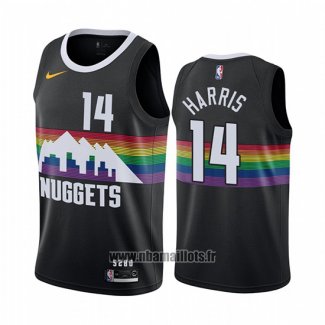 Maillot Denver Nuggets Gary Harris No 14 Ville Noir