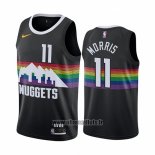 Maillot Denver Nuggets Monte Morris No 11 Ville Noir