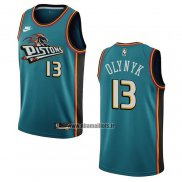 Maillot Detroit Pistons Kelly Olynyk NO 13 Classic 2022-23 Vert