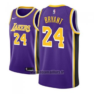 Maillot Enfant Los Angeles Lakers Kobe Bryant No 24 Statement 2018 Volet