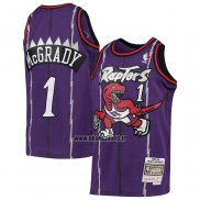 Maillot Enfant Tornto Raptors Tracy McGrady NO 1 Mitchell & Ness 1998-99 Volet