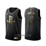 Maillot Golden Edition Houston Rockets James Harden No 13 Noir