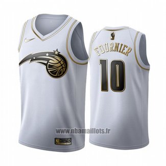 Maillot Golden Edition Orlando Magic Evan Fournier No 10 2019-20 Blanc