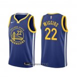 Maillot Golden State Warriors Andrew Wiggins NO 22 Icon Bleu