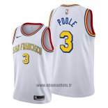Maillot Golden State Warriors Jordan Poole No 3 Classic Edition Blanc