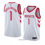 Maillot Houston Rockets Michael Carter Williams No 1 Association 2017-18 Blanc