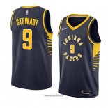 Maillot Indiana Pacers Elijah Stewart No 9 Icon 2018 Bleu