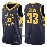 Maillot Indiana Pacers Myles Turner No 33 Icon 2017-18 Bleu