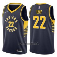 Maillot Indiana Pacers T.j. Leaf No 22 Icon 2017-18 Bleu