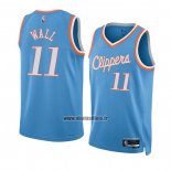 Maillot Los Angeles Clippers John Wall NO 11 Ville 2021-22 Bleu