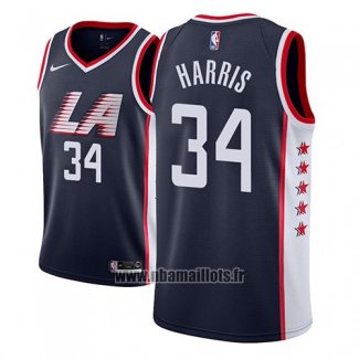 Maillot Los Angeles Clippers Tobias Harris No 34 Ville 2018-19 Bleu