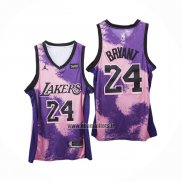 Maillot Los Angeles Lakers Kobe Bryant No 24 Fashion Royalty Volet