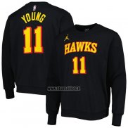 Maillot Manches Longues Atlanta Hawks Trae Young Statement 2022-23 Noir